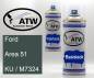 Preview: Ford, Area 51, KU / M7324: 400ml Sprühdose + 400ml Klarlack - Set, von ATW Autoteile West.
